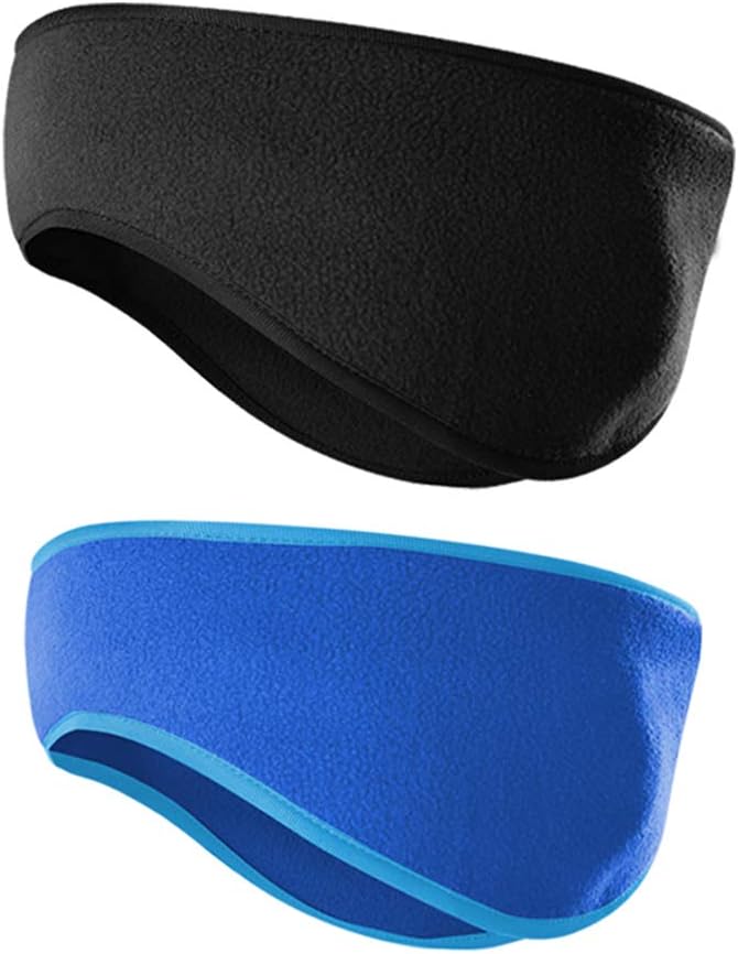 JOEYOUNG Fleece Ear Warmers for Men Women Kids - Winter Headband Ear Muffs Ear Covers for Cold Weather Running Cycling Ski - Image 1